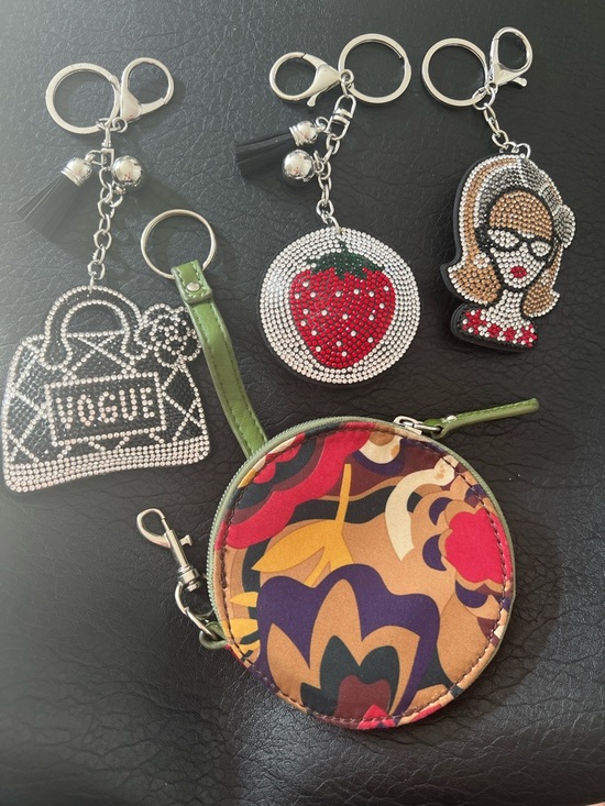 Franco Sarto Handbags - Bundle of colorful coin purse Franco Sarto  others are puffy bag/key charms